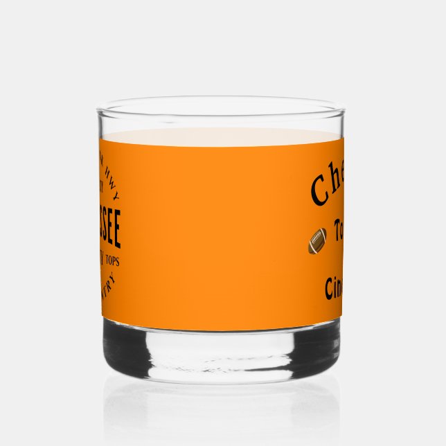 À Whisky Verre de soirée Whiskey Tennessee personnalisé (Gauche)