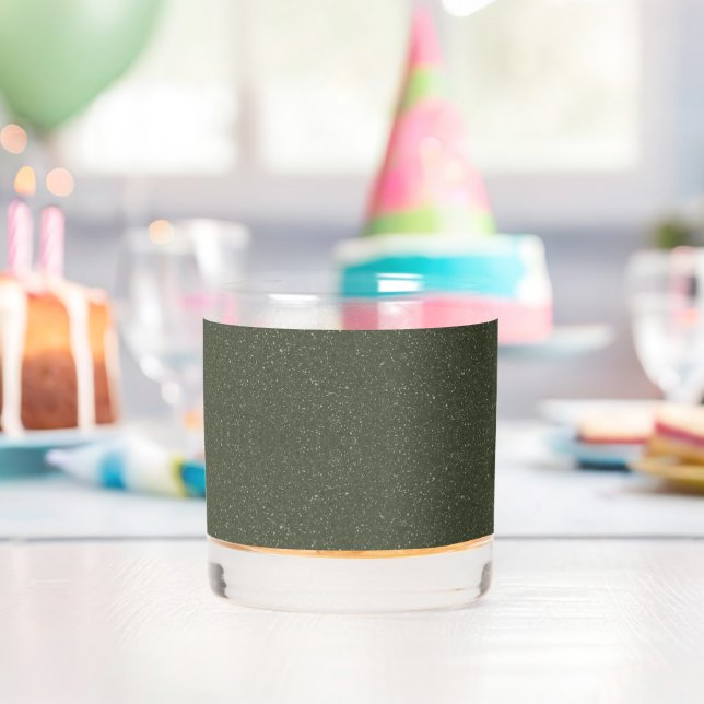 À Whisky Verre de tir vert mousse texturé - personnalisable (Insitu (Anniversaire))