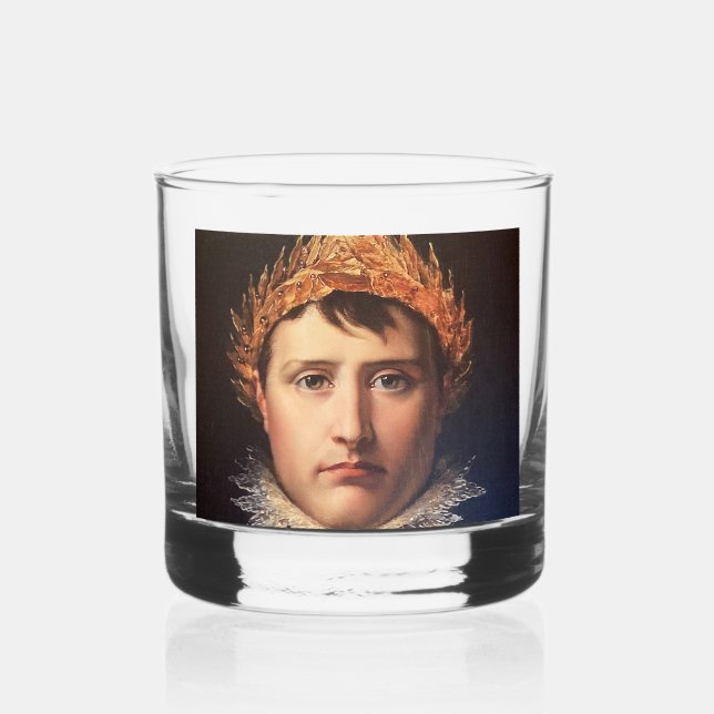 À Whisky Verre de Whiskey Hero de Napoléon Laurel-Wreath (Recto)