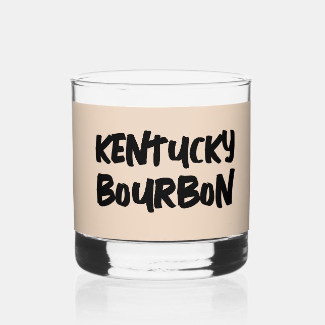 À WHISKY VERRE KENTUCKY BOURBON WHISKEY (Recto)