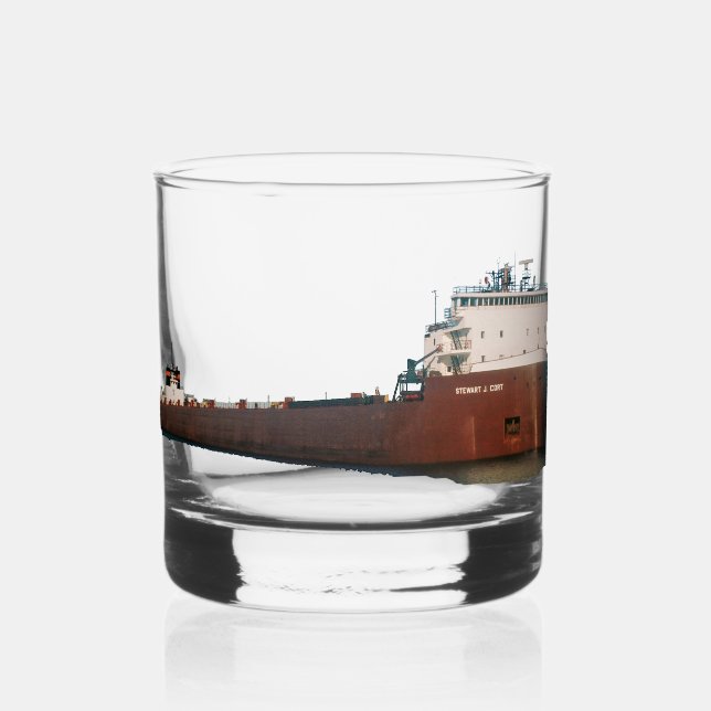 À Whisky Verre Stewart J. Cort (Recto)