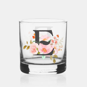 À Whisky Verre Whiskey Lettre E