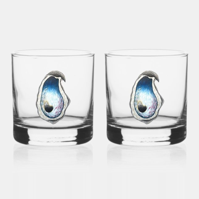 À Whisky Verre Whiskey Oyster - 2 set (Recto)