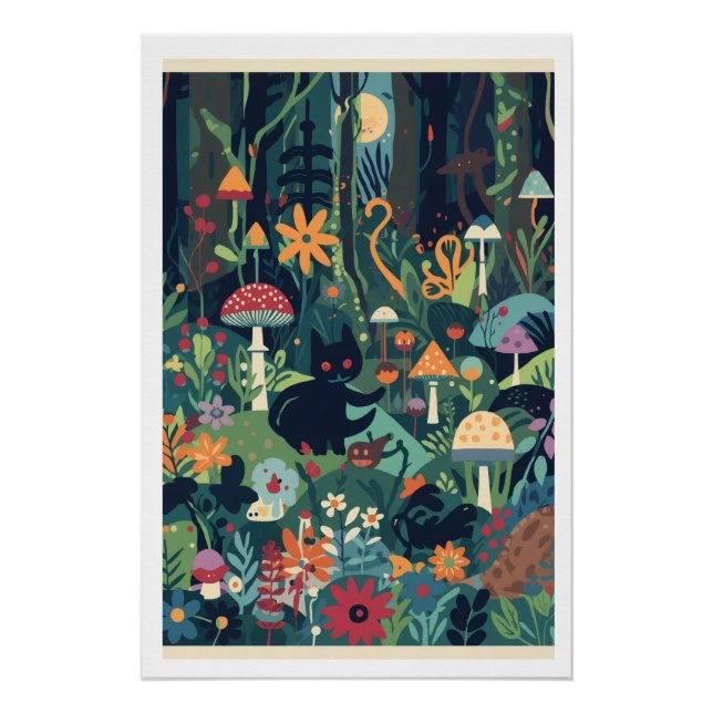 A woodland scene poster (Devant)