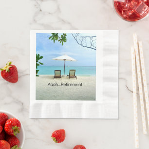 Aaah... serviettes en papier de retraite