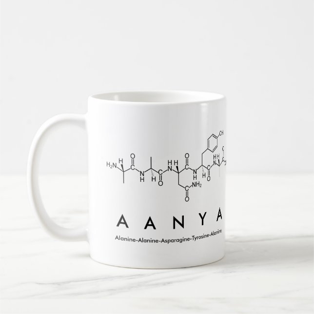 Aanya peptide nom mug (Gauche)