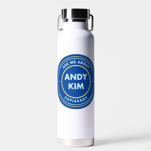 AAPI4Andy Kim bouteille d'eau (Avant)