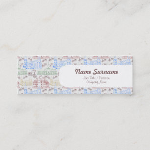 Aarhus de recyclage, modèle de carte de visite