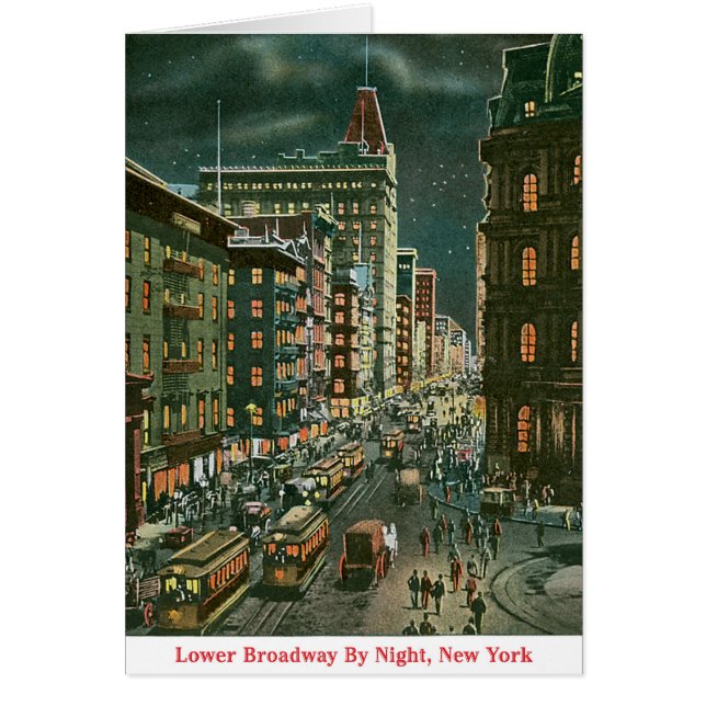 Abaissez Broadway par nuit (Devant)