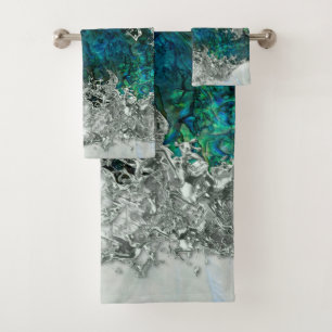 Abalone Shell Pearl et Argent 2
