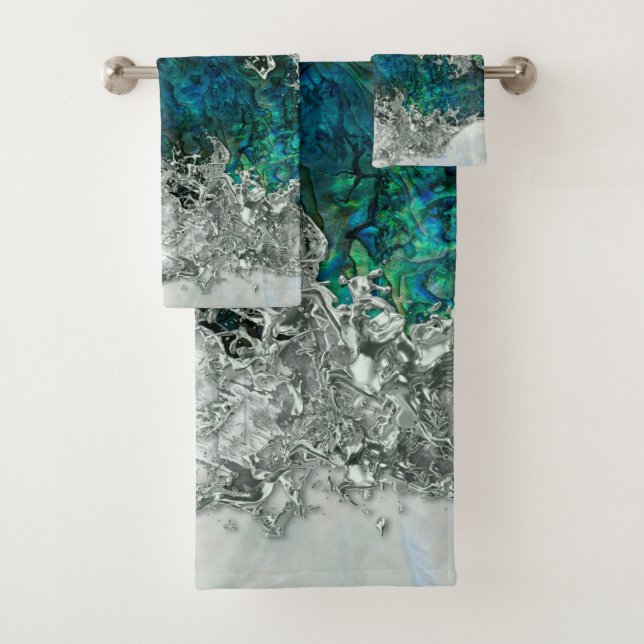 Abalone Shell Pearl et Argent 2 (En situation)