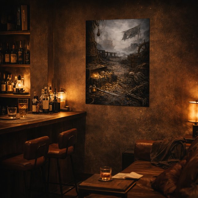 Abandoned Port — Pirate Harbor Scene Poster (Créateur téléchargé)