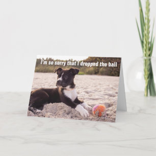 Abandonné La Boule, Anniversaire - Carte