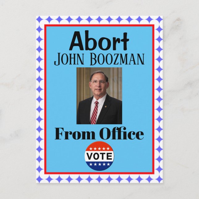 Abandonner la carte postale John Boozman (Devant)