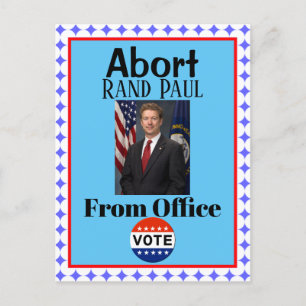 Abandonner la carte postale Rand Paul