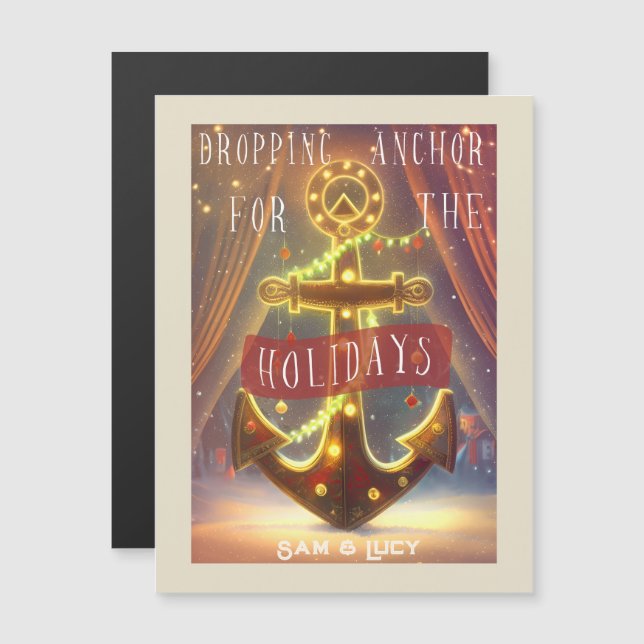 Abandonner l'Ancre pour les vacances (Devant / Derrière)