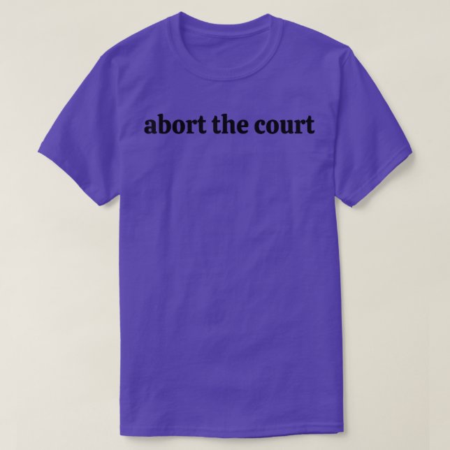 Abandonner le T-shirt du tribunal (Design devant)