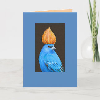 Abattage Indigo avec carte de casquette lanterne c