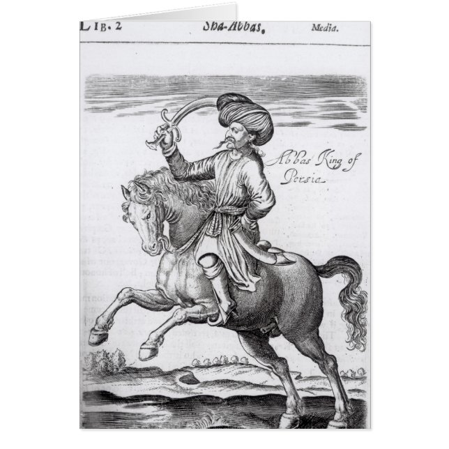 Abbas, roi de Perse (Devant)