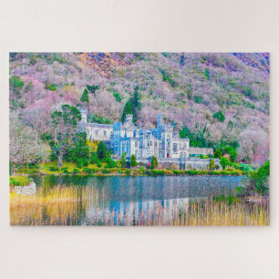 Abbaye de Kylemore Irlande. Jigsaw Puzzle
