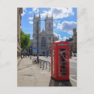 Abbaye de Westminster et Red Phone London UK Carte