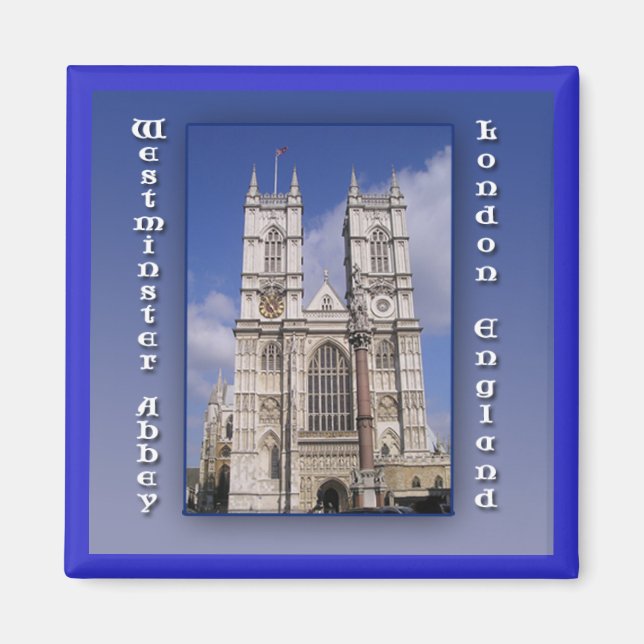 Abbaye de Westminster London England Magnet (Devant)