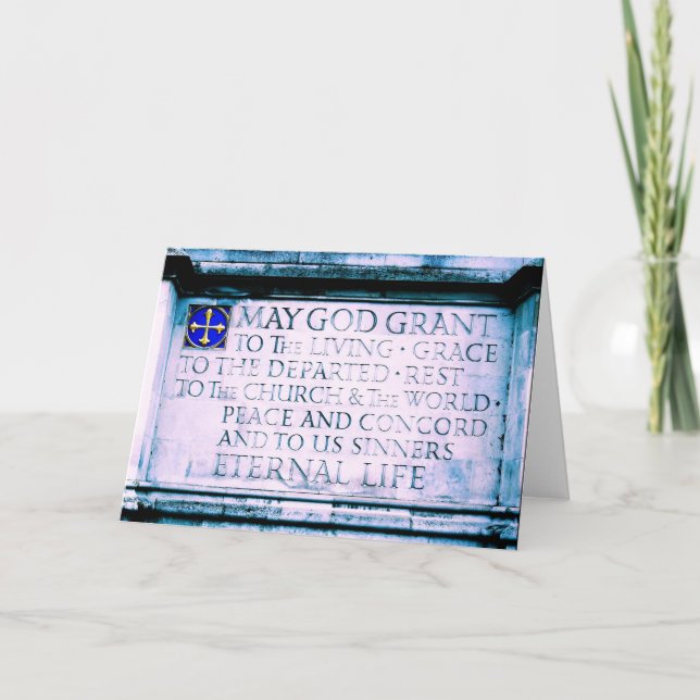 Abbaye de Westminster - Londres - Carte de voeux v (Devant)