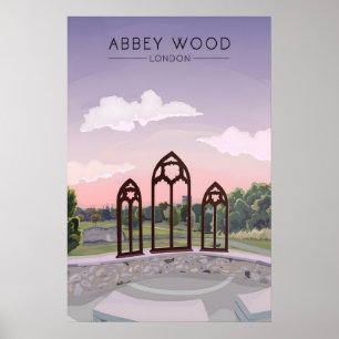 Abbey Wood Affiche de voyage à Londres