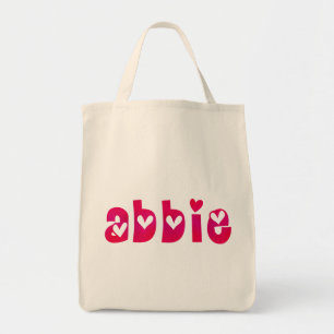 Abbie dans le Sac fourre-tout des coeurs