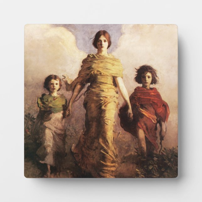 Abbott Handerson Thayer Une Plaque Vierge (Devant)