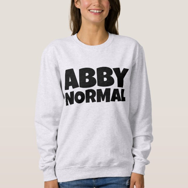 ABBY NORMAL ABNORMAL LADIES FUNNY T-SHIRTS (Devant)