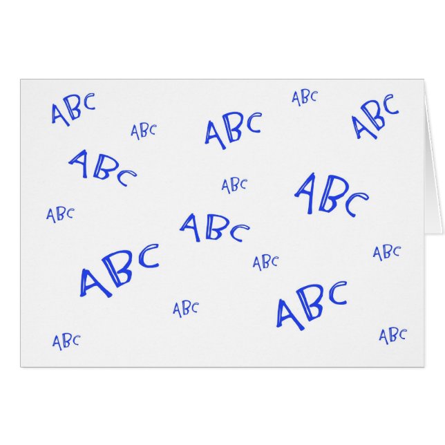 ABC bleus (Devant horizontal)
