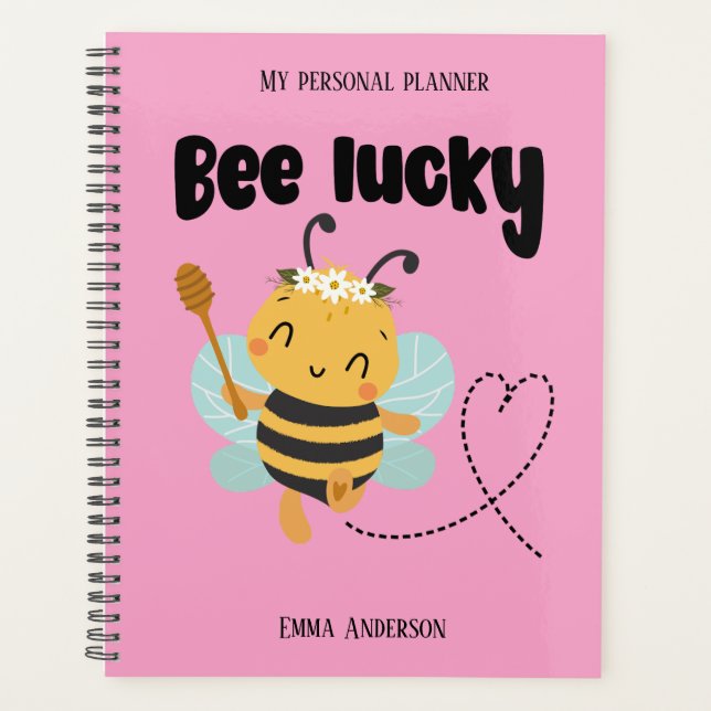 "Abee chance" Nom personnel mignon Planificateur (Devant)