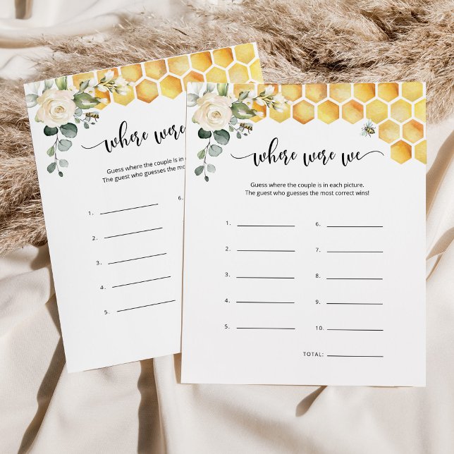 Abee où était nous le jeu de douche nuptiale (Créateur téléchargé)