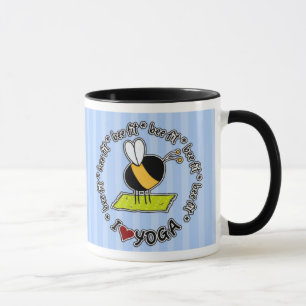 abeille adaptée - tasse de yoga