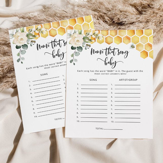 Abeille aquarelle Nom du jeu de chanson (Créateur téléchargé)