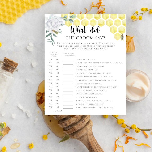 Abeille aquarelle, Qu'est-ce que le marié a dit je (Créateur téléchargé)