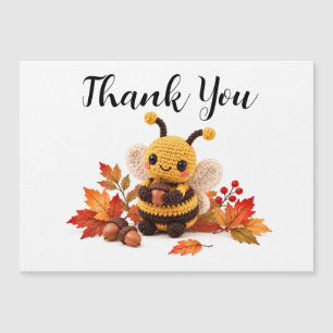 Abeille au Crochet Remerciement d'Automne