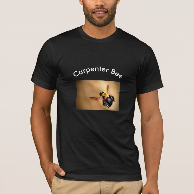 Abeille de charpentier : T-shirt (foncé) (Devant)
