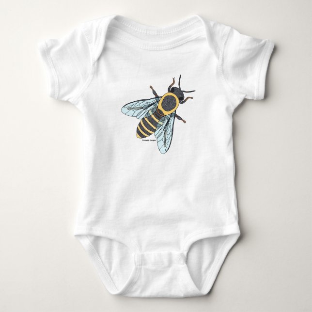 Abeille domestique (blanc) - Body (Devant)