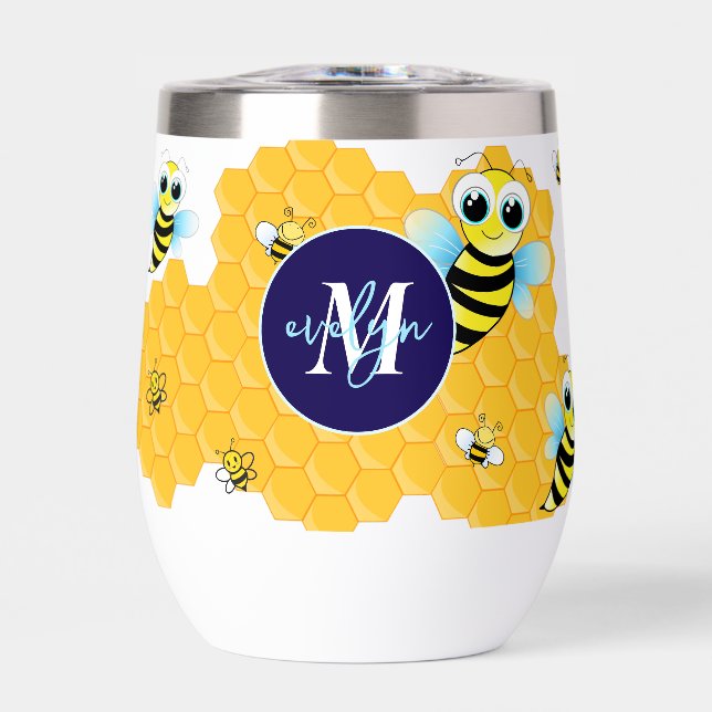 Abeille et Ruches aux Grands Yeux Bleus Tendances  (Avant)