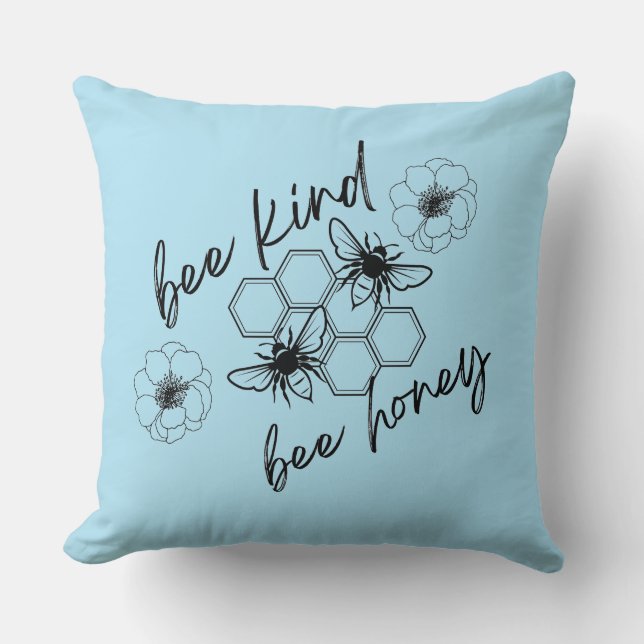 abeille gentille abeille coussin jetable en forme  (Recto)