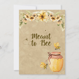 Abeille mignonne Faire-part de mariage abordable