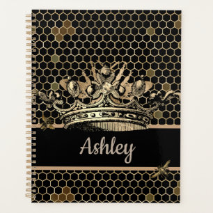 Abeille noire et dorée