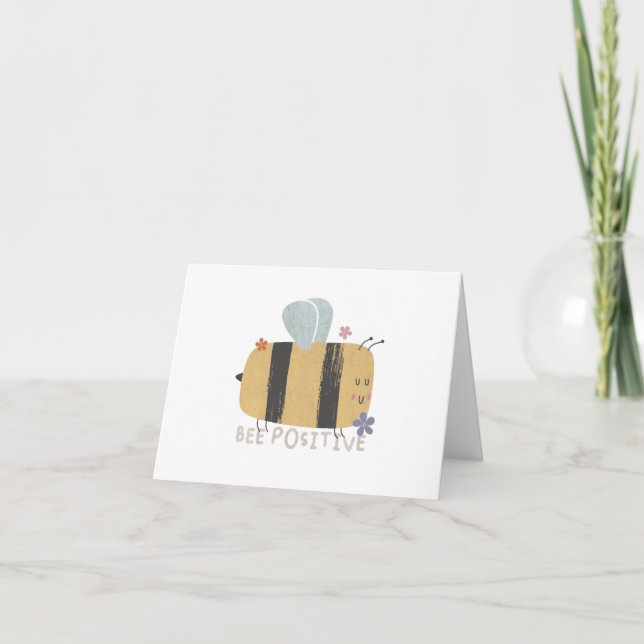 Abeille Positive - Cute Bee Pun (Devant)