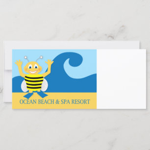 Abeille sur la plage