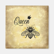 Abeille-utify Your Celebration; Queen Bee Magnet