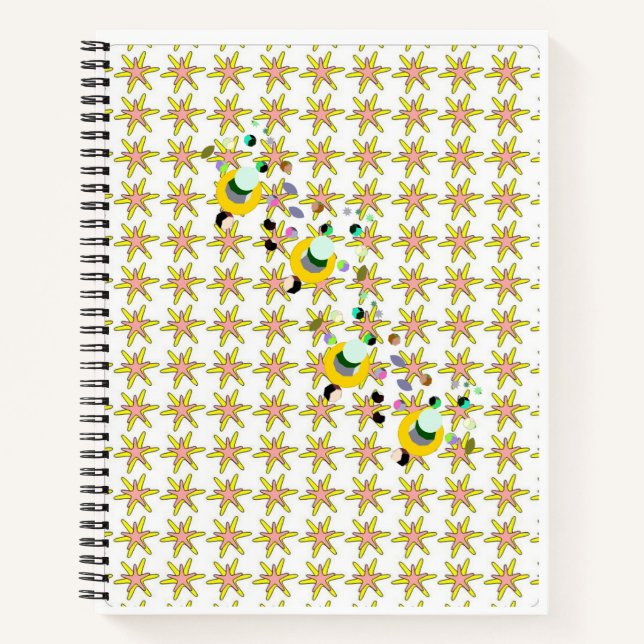 Abeilles à Carnet spirale (Devant)