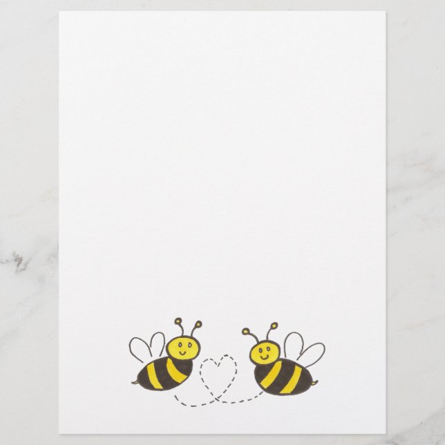 Abeilles de miel avec prospectus cardiaque (Devant)