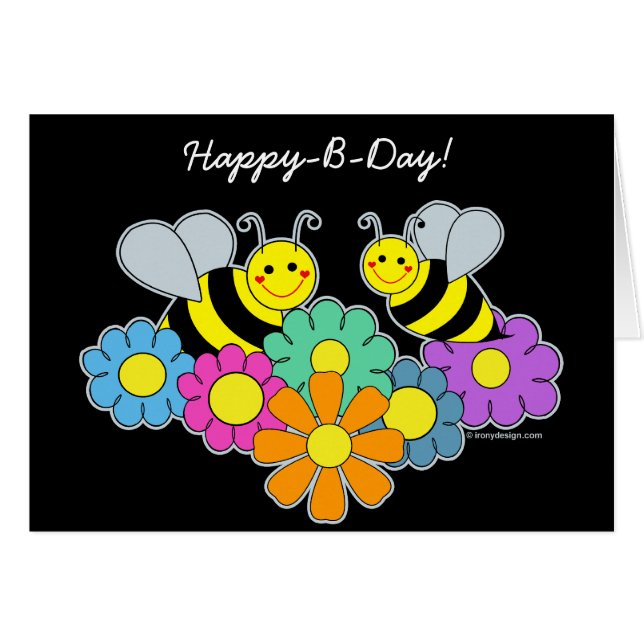 Abeilles et fleurs (Devant horizontal)